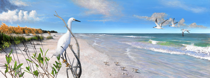 "Florida Beachscapes -Plate 1" © Peter R. Gerbert