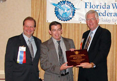 Granted a very special award from the Florida Wildlife Federation. 