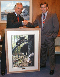 Florida's Attorney General Bob Butterworth and Peter R. Gerbert